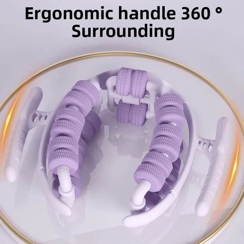 Ergonomic 28-Wheel Deep Tissue Leg Roller Massager - Sleep Galleria