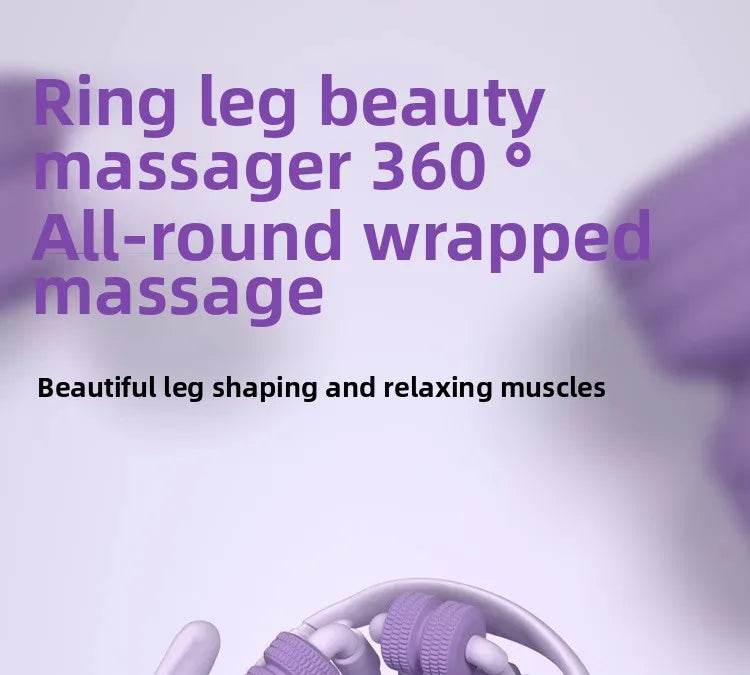 Ergonomic 28-Wheel Deep Tissue Leg Roller Massager - Sleep Galleria
