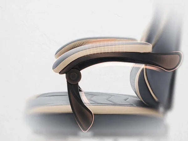 Ergonomic Leather Gaming Chair With Massage Lumbar Support - Omega Lifestyles