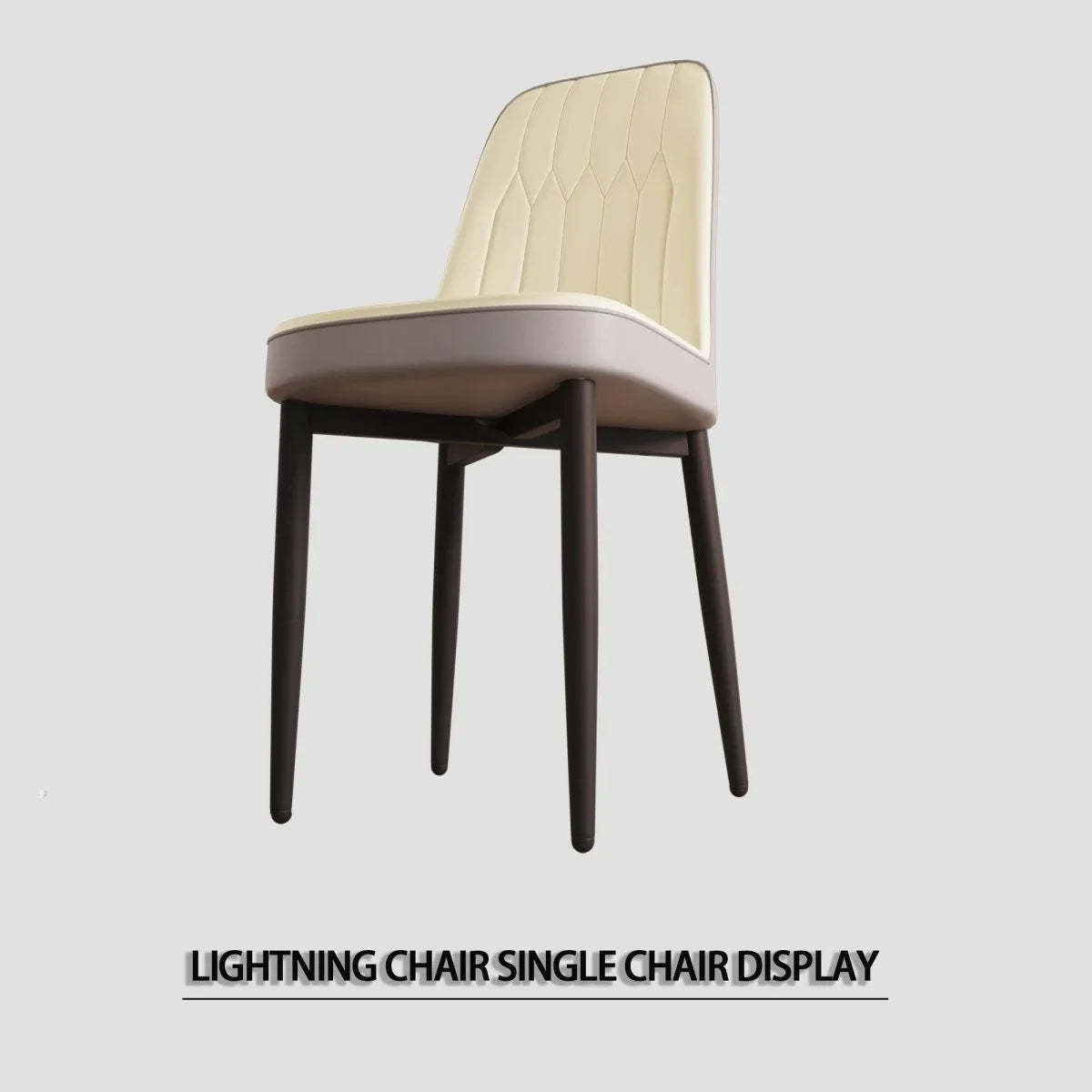 Expandable MDF Dining Table And Six PU Cushioned Chairs Set - Omega Lifestyles