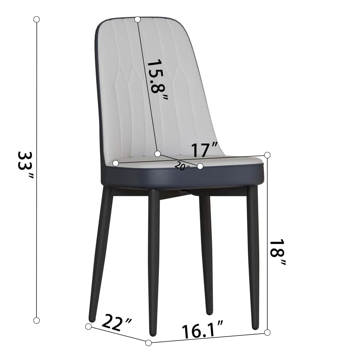 Expandable MDF Dining Table Set With Four Padded PU Chairs - Omega Lifestyles