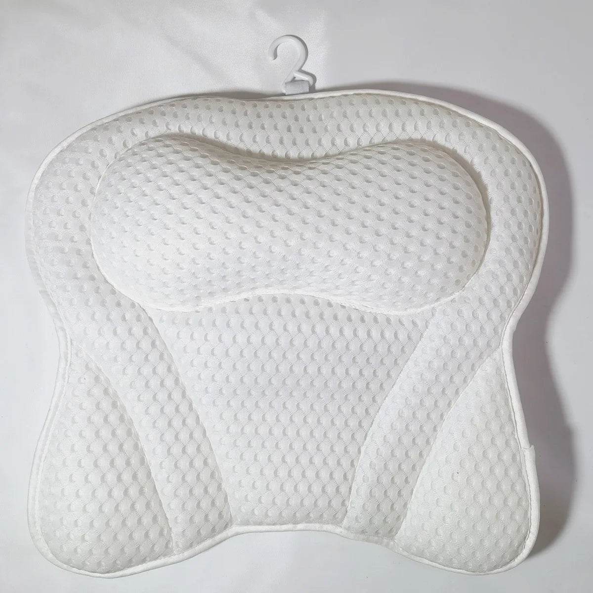 Extra Soft 4D Mesh Bath Pillow With Suction Cups - Sleep Galleria