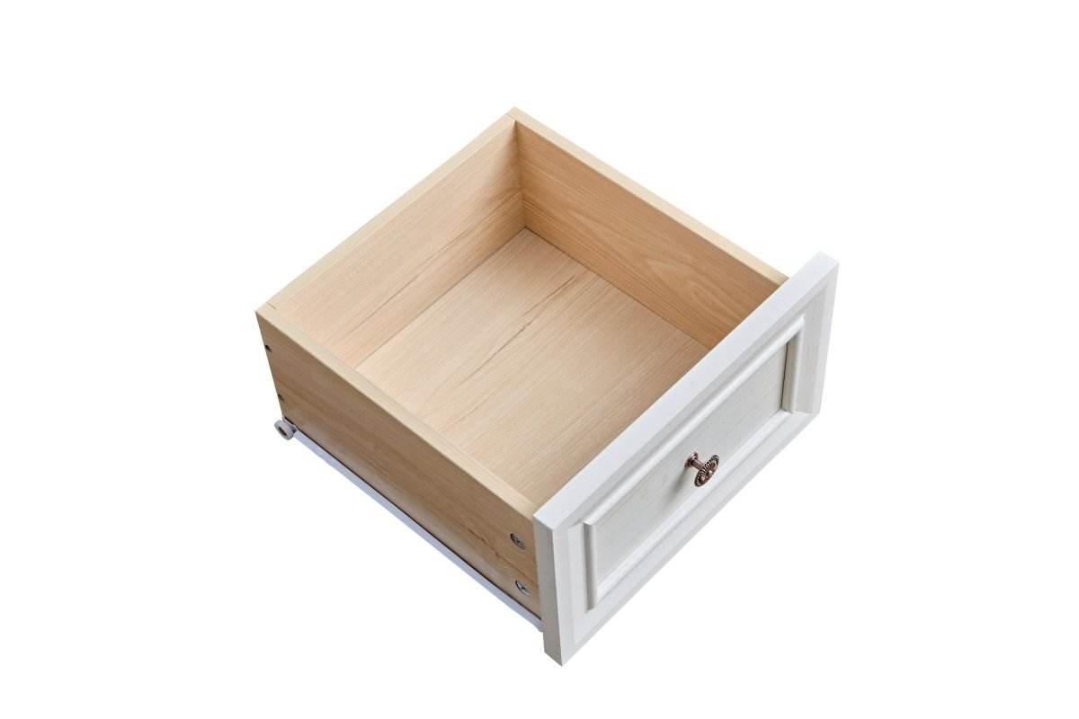 Farmhouse Style 5-Drawer Walnut MDF Dresser Chest - Sleep Galleria