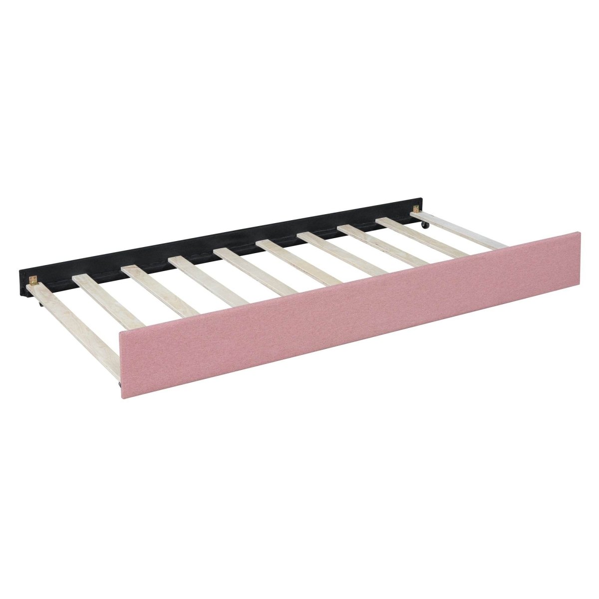 Full Upholstered Linen Daybed With Twin Trundle - Sleep Galleria