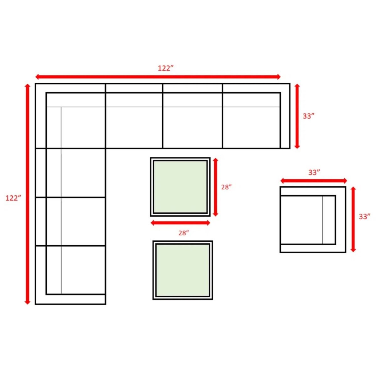 Fully Assembled 10 - Piece Brown Wicker Outdoor Patio Seating Set - Serenova - Omega Lifestyles