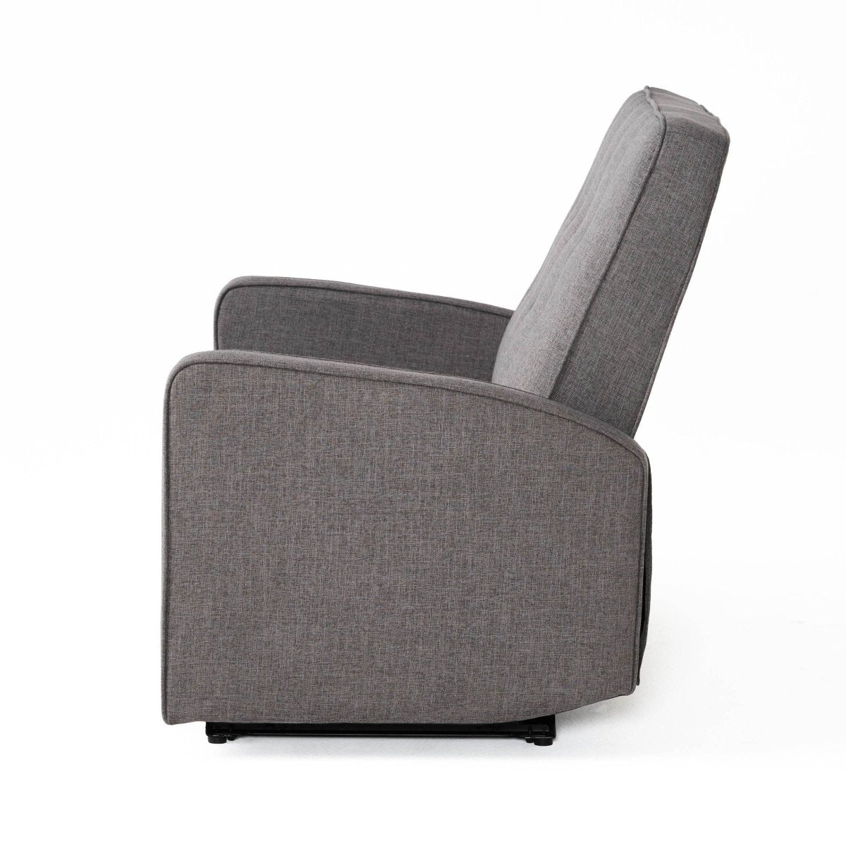 Gray Fabric Manual Recliner With Spacious Comfort - Serenova - Omega Lifestyles