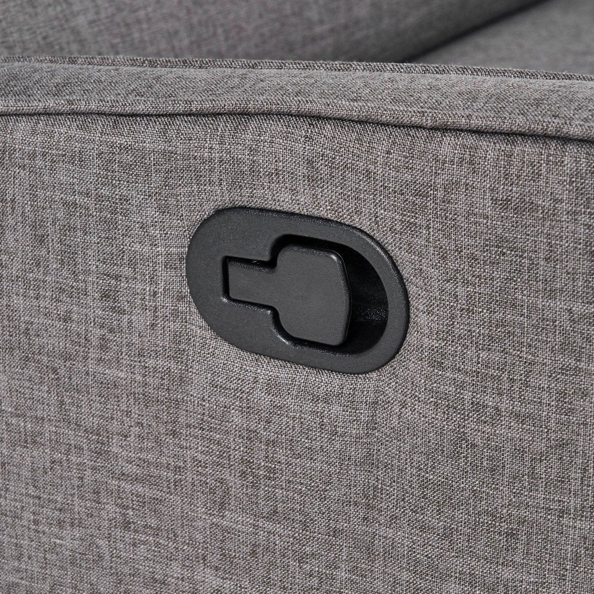 Gray Fabric Manual Recliner With Spacious Comfort - Serenova - Omega Lifestyles