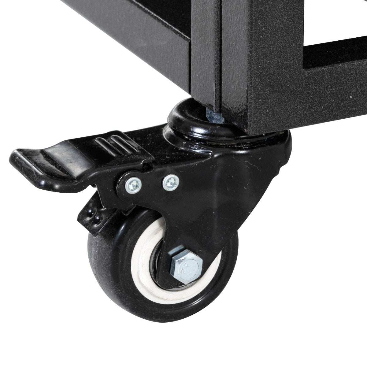 Heavy Duty 52-Inch Carbon Steel Dog Crate With Wheels - Omega Lifestyles