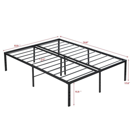 Heavy Duty Metal Full Size Bed Frame - Sleep Galleria