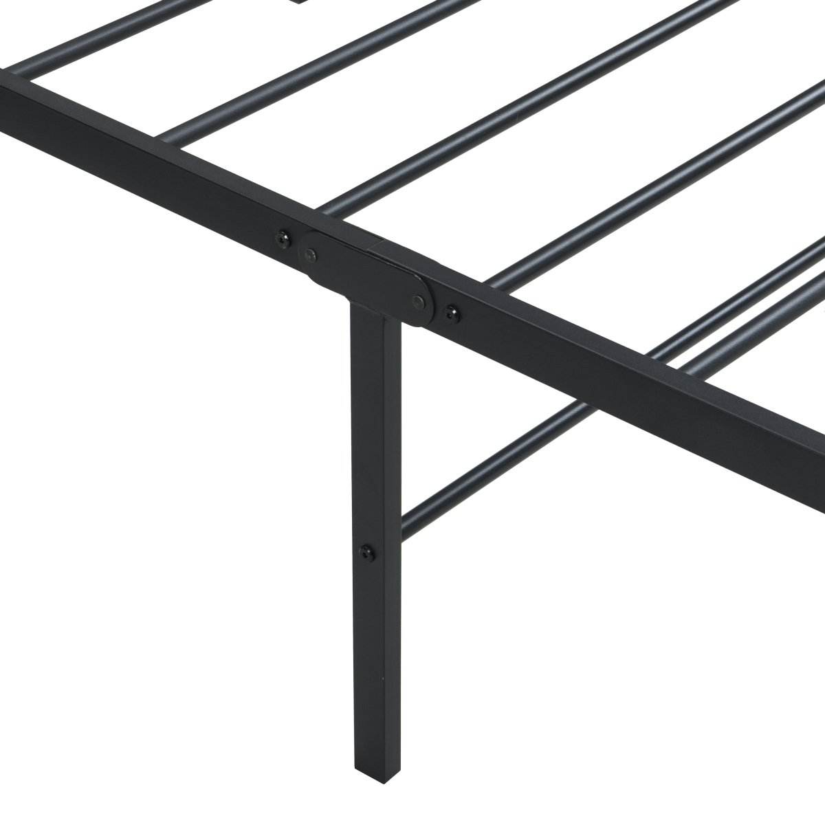 Heavy Duty Twin Metal Bed Frame With Storage - Sleep Galleria