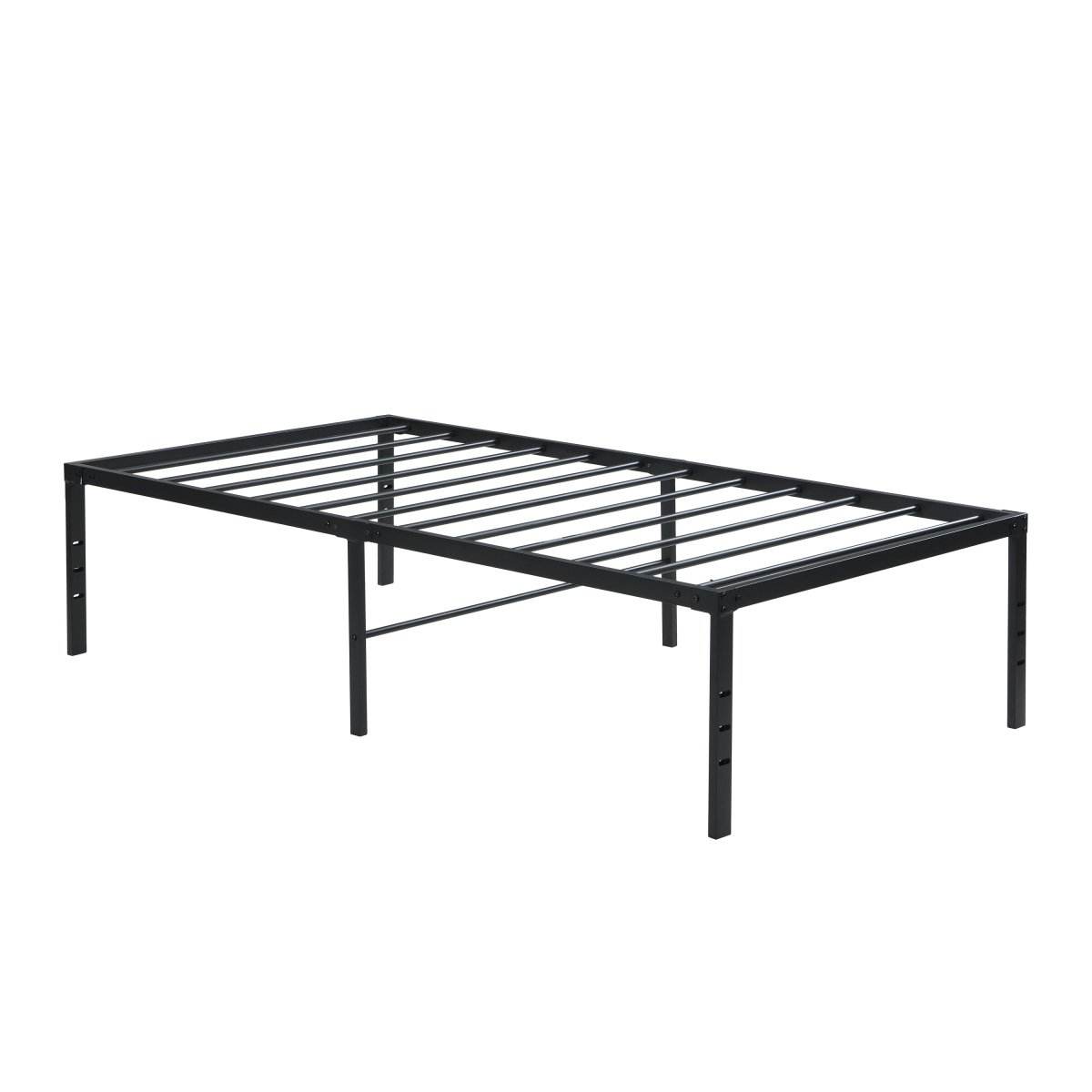 Heavy Duty Twin Metal Bed Frame With Storage - Sleep Galleria