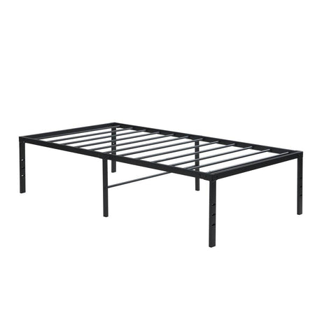 Heavy Duty Twin Metal Bed Frame With Storage - Sleep Galleria