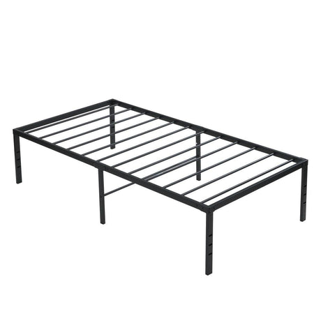 Heavy Duty Twin Metal Bed Frame With Storage - Sleep Galleria