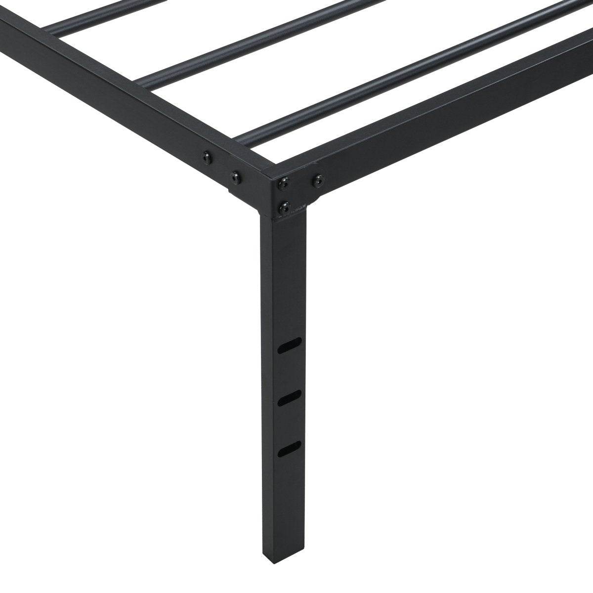 Heavy Duty Twin Metal Bed Frame With Storage - Sleep Galleria