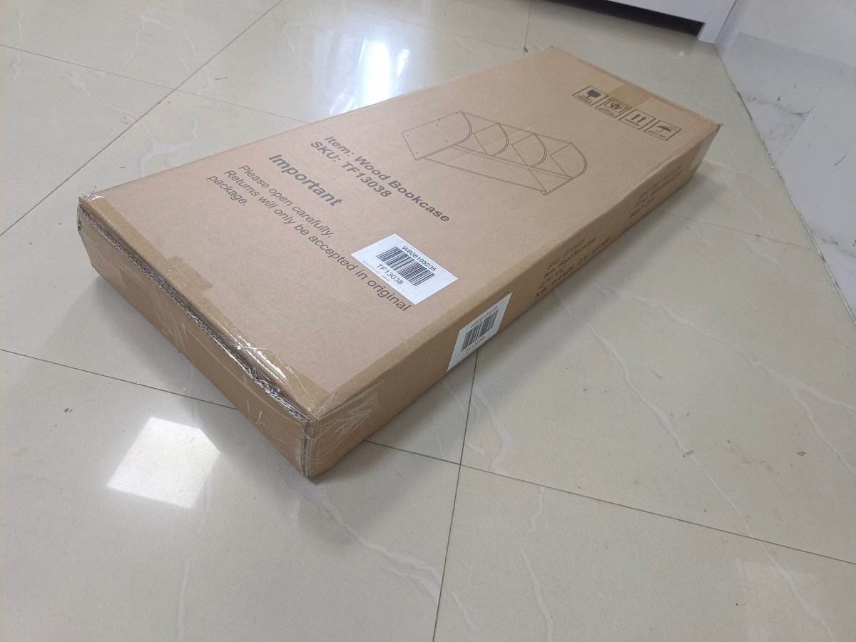 Kids White MDF Bookcase With 4 Compartments Storage - Sleep Galleria