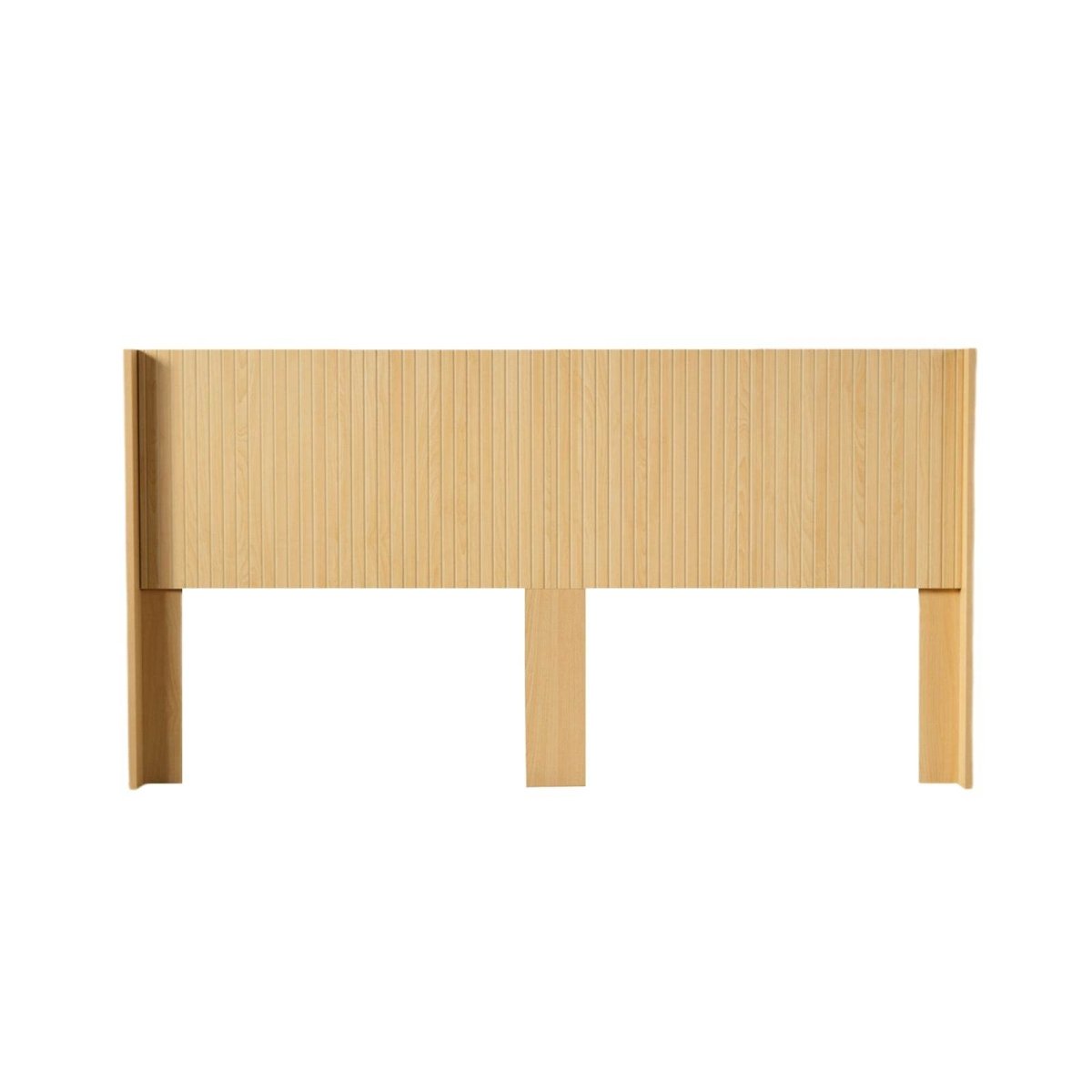 King Size Modern Farmhouse Solid Wood Fluted Headboard - Serenova - Omega Lifestyles