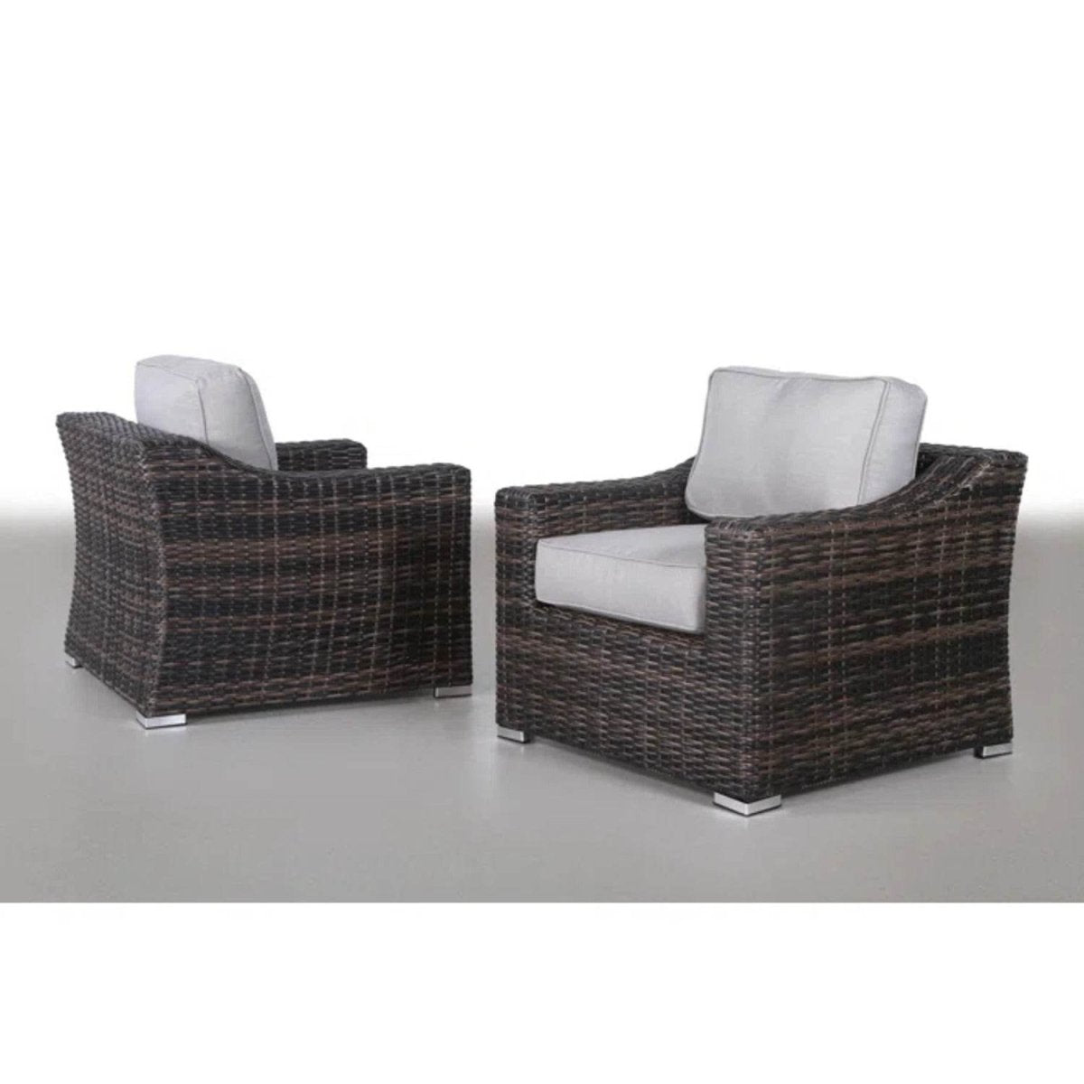 Luxury Resort Style 8 - Person Rattan Wicker Patio Seating Set - Serenova - Omega Lifestyles