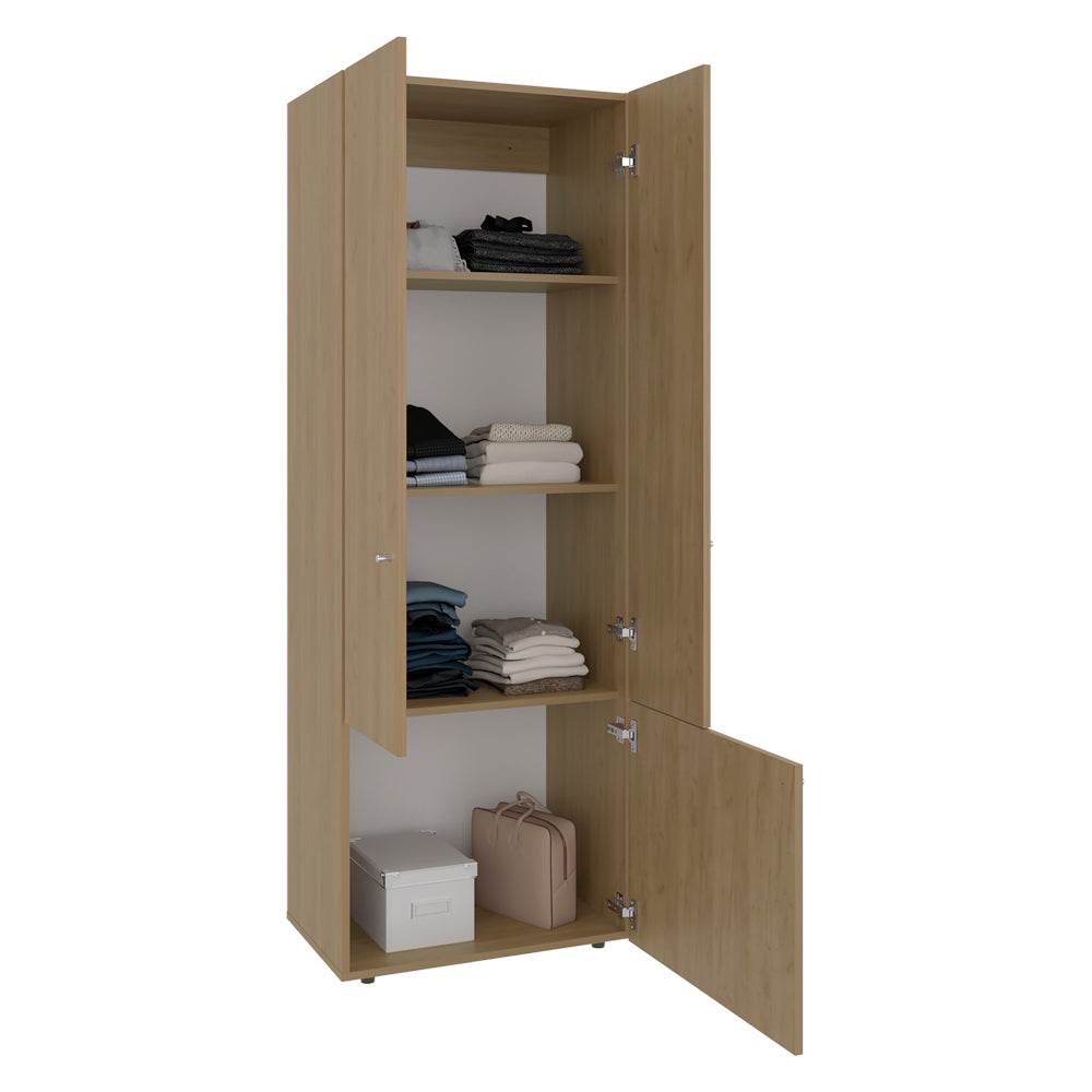 Macadamia Engineered Wood Storage Closet System - Serenova - Omega Lifestyles