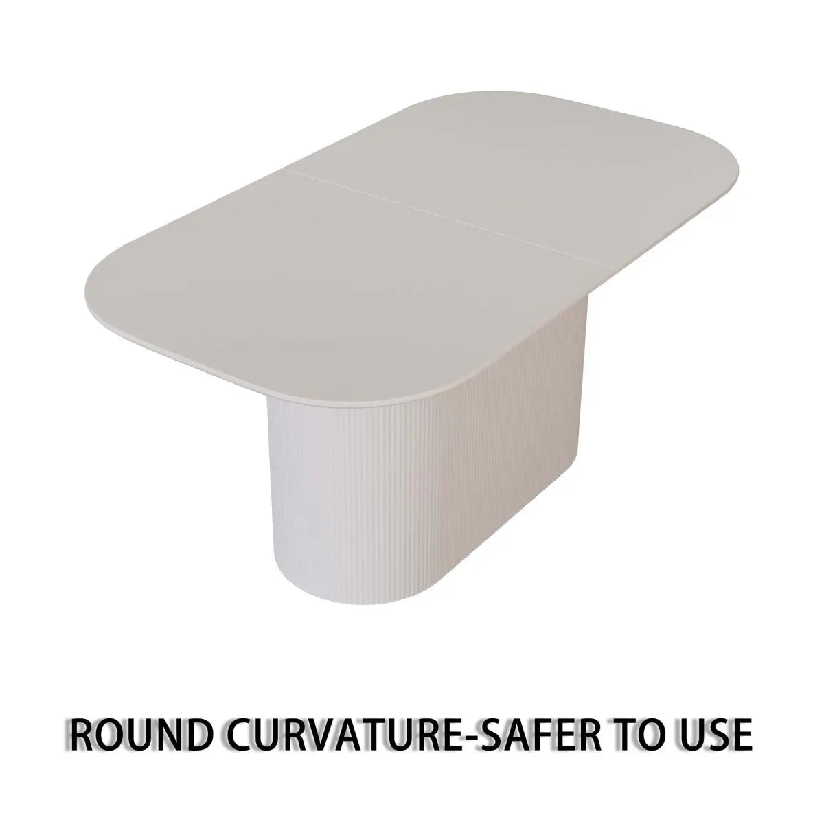 Medieval Modern MDF Dining Table And PU Chair Set - Omega Lifestyles