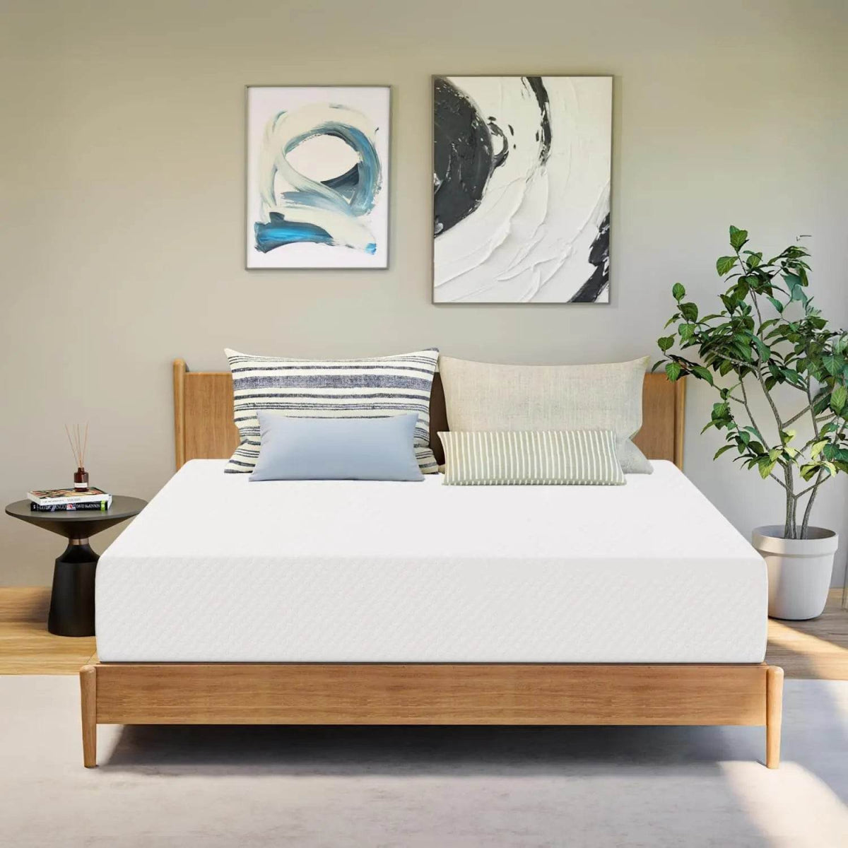 Medium Firm Cooling Green Tea Infused Memory Foam Mattress - Sleep Galleria