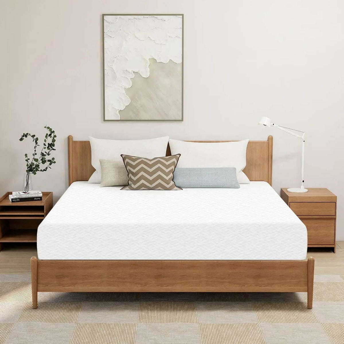Medium Firm Cooling Green Tea Infused Memory Foam Mattress - Sleep Galleria