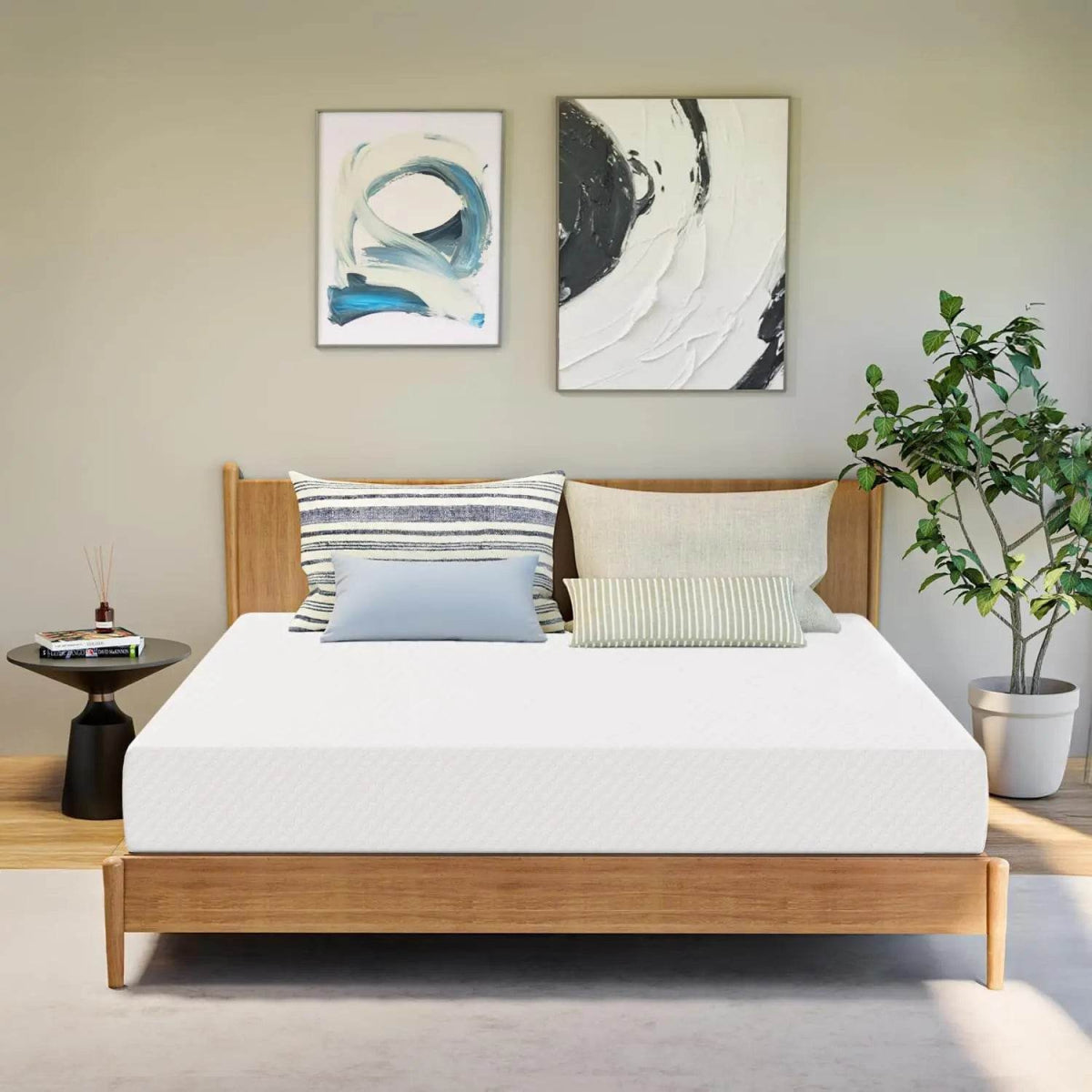 Medium Firm Cooling Green Tea Infused Memory Foam Mattress - Sleep Galleria