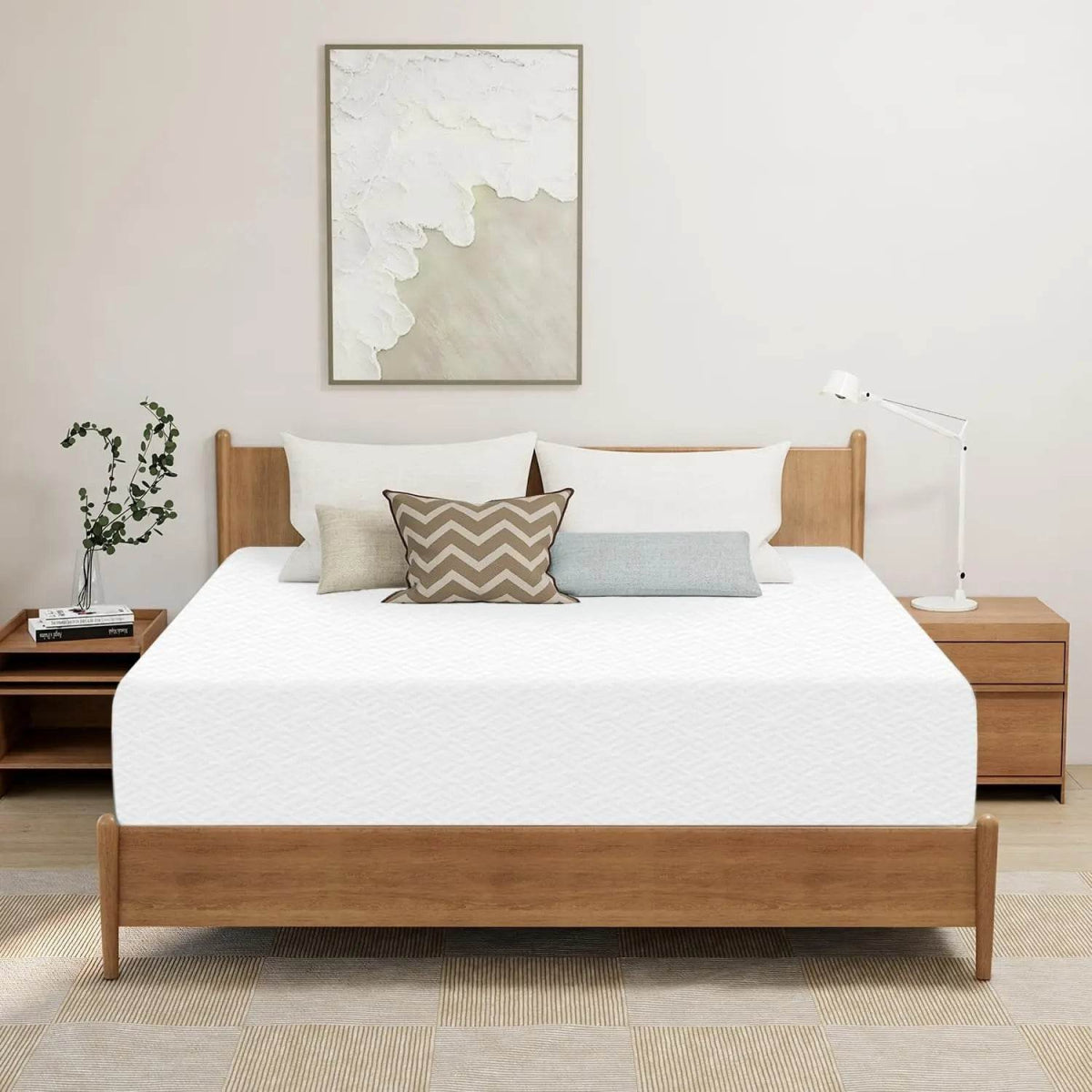 Medium Firm Cooling Green Tea Infused Memory Foam Mattress - Sleep Galleria