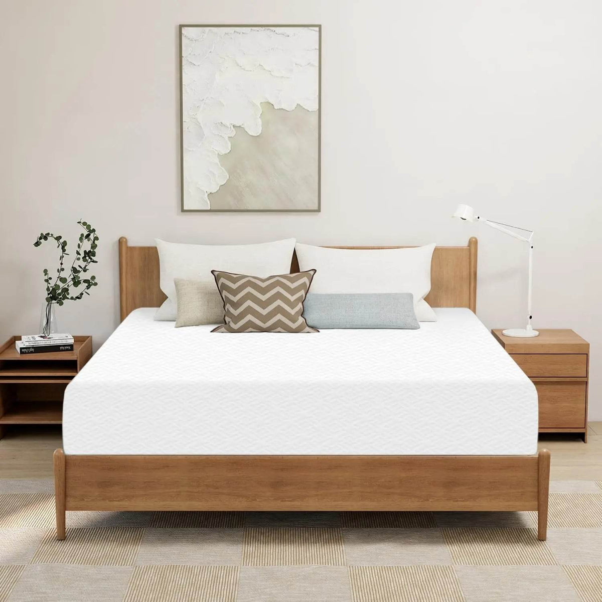 Medium Firm Cooling Green Tea Infused Memory Foam Mattress - Sleep Galleria