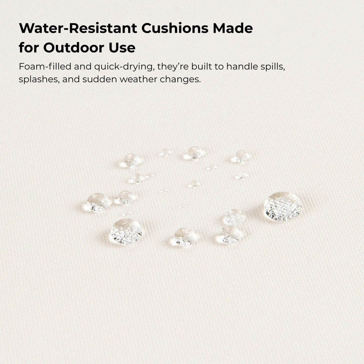 Modern 4 - Piece PE Rattan Acacia Wood Outdoor Furniture Set - Serenova - Omega Lifestyles