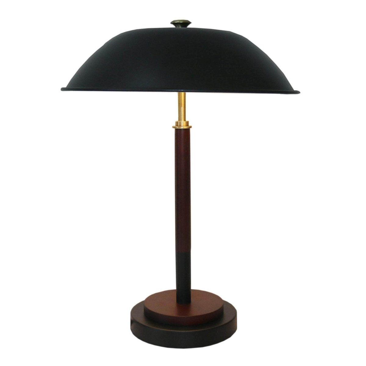 Modern Black Umbrella-Shaped Metal Table Lamp - Sleep Galleria