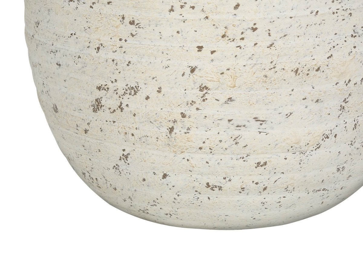 Modern Concrete Base Table Lamp With Ivory Shade - Sleep Galleria