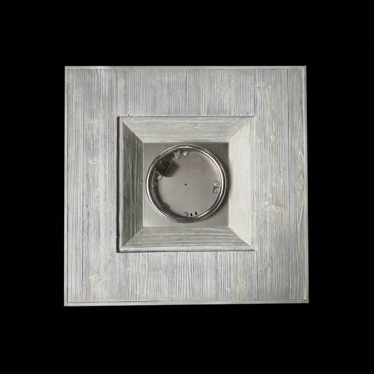 Modern Concrete Propane Fire Pit Table With Stainless Steel Burner - Omega Lifestyles