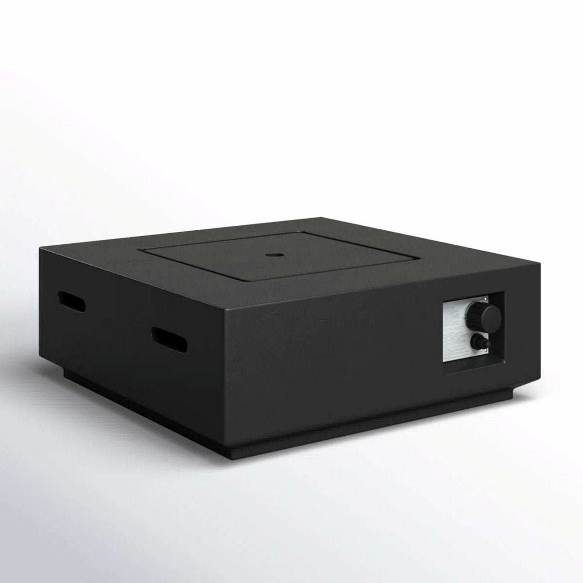 Modern Concrete Propane Natural Gas Outdoor Fire Pit Table - Omega Lifestyles