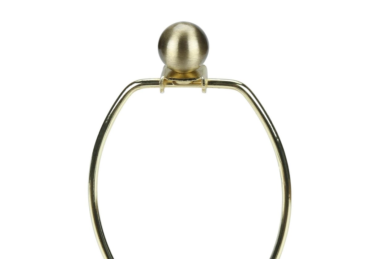 Modern Concrete Urn Base Table Lamp With Ivory Shade - Sleep Galleria