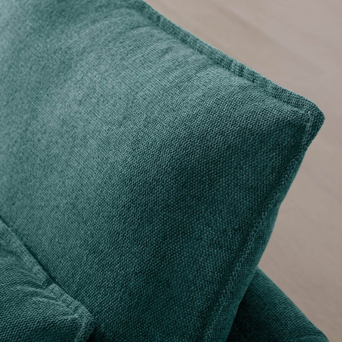 Modern Linen U - Shaped 6 - Seat Sofa With Console - Serenova - Omega Lifestyles