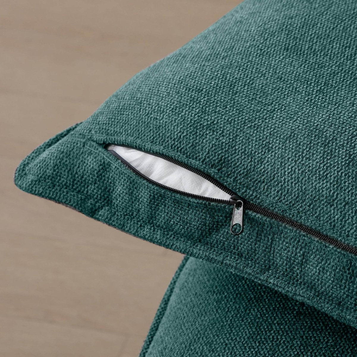 Modern Linen U - Shaped 6 - Seat Sofa With Console - Serenova - Omega Lifestyles