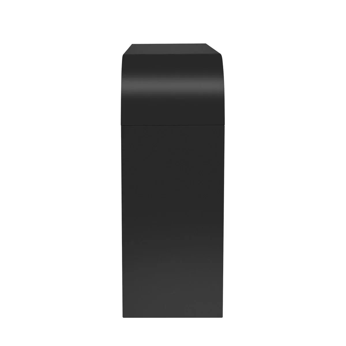 Modern Minimalist Black MDF Console Table 52-Inch - Omega Lifestyles