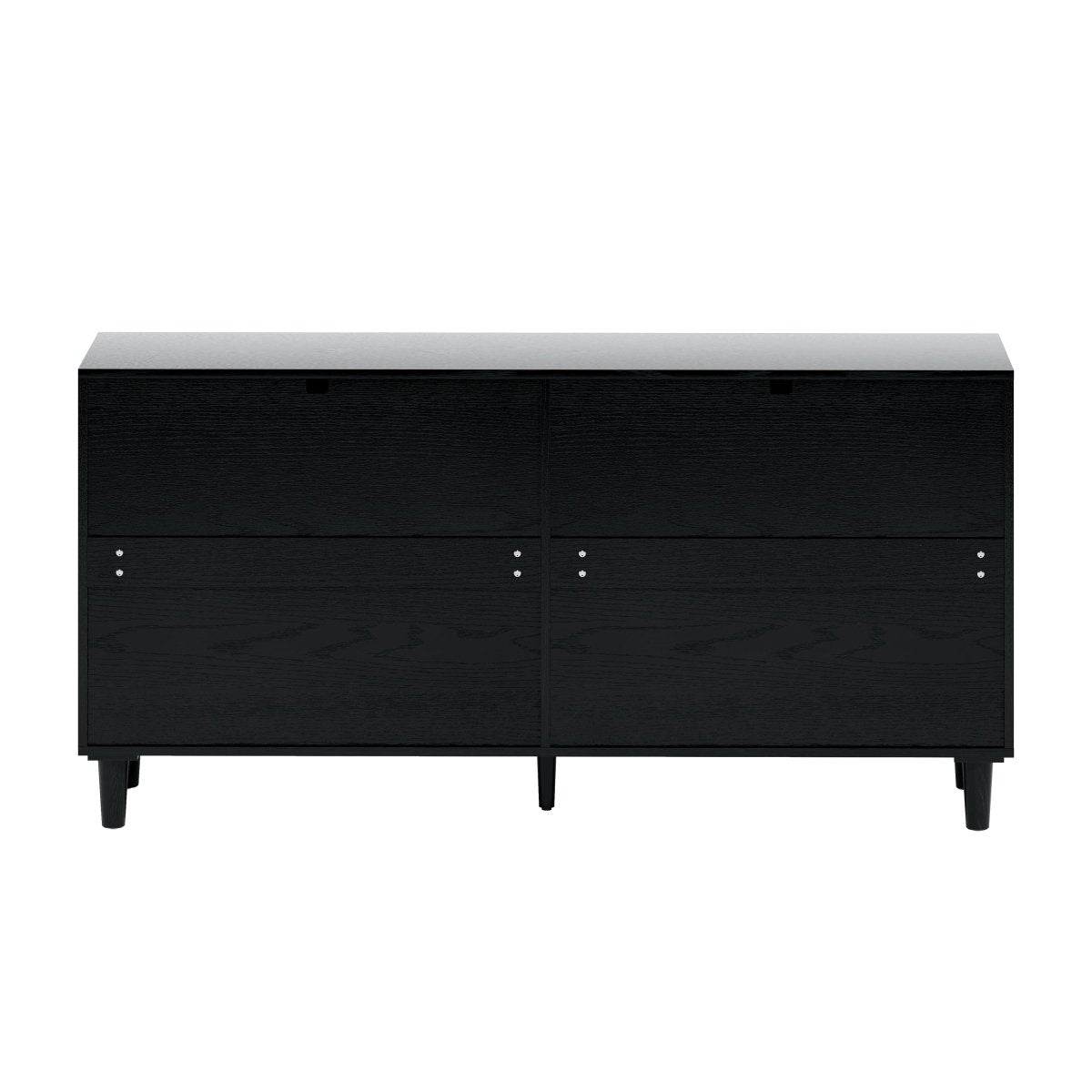 Modern Natural Rattan 6-Drawer MDF Dresser - Sleep Galleria