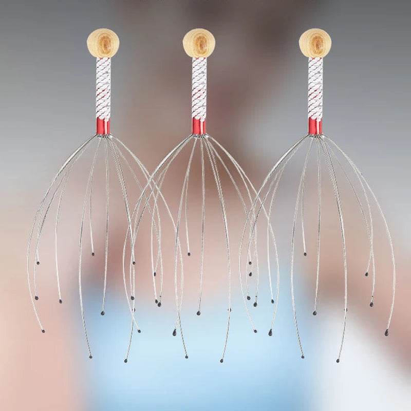 Octopus Stainless Steel Head Massage Claw Scratcher - Sleep Galleria