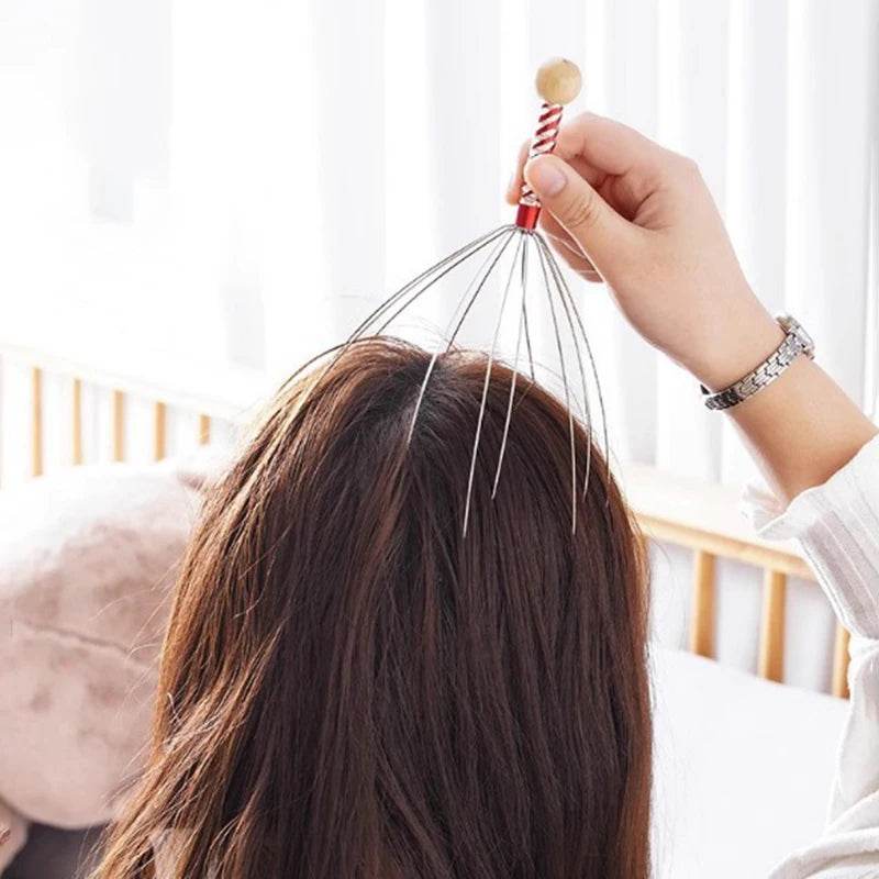 Octopus Stainless Steel Head Massage Claw Scratcher - Sleep Galleria