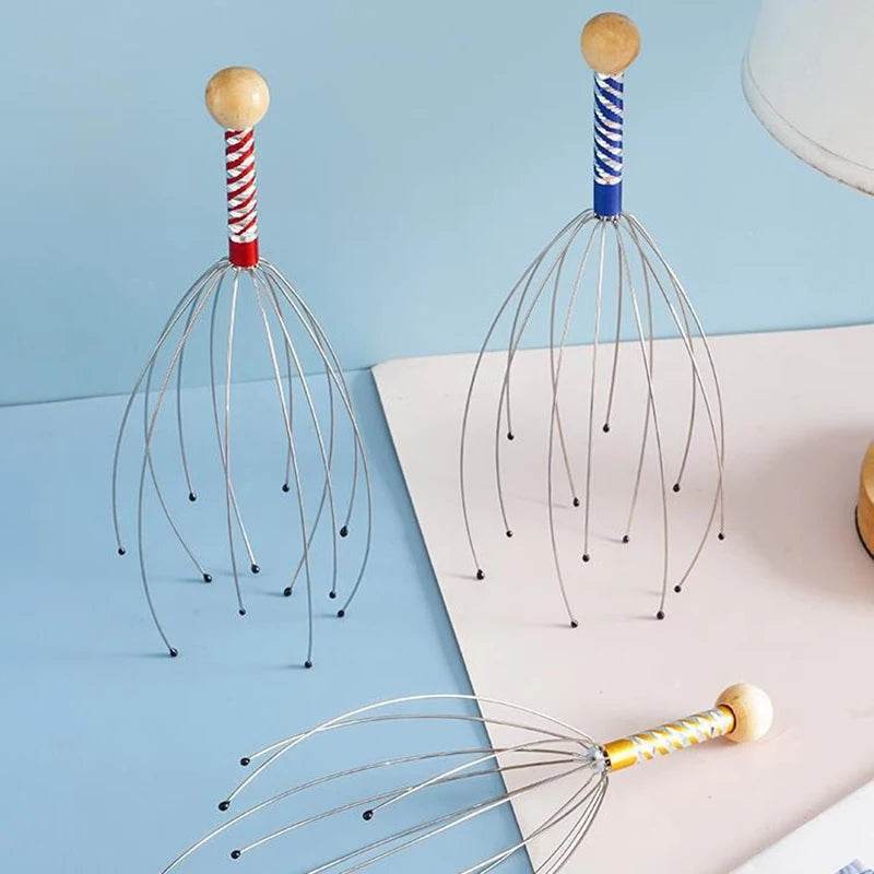 Octopus Stainless Steel Head Massage Claw Scratcher - Sleep Galleria