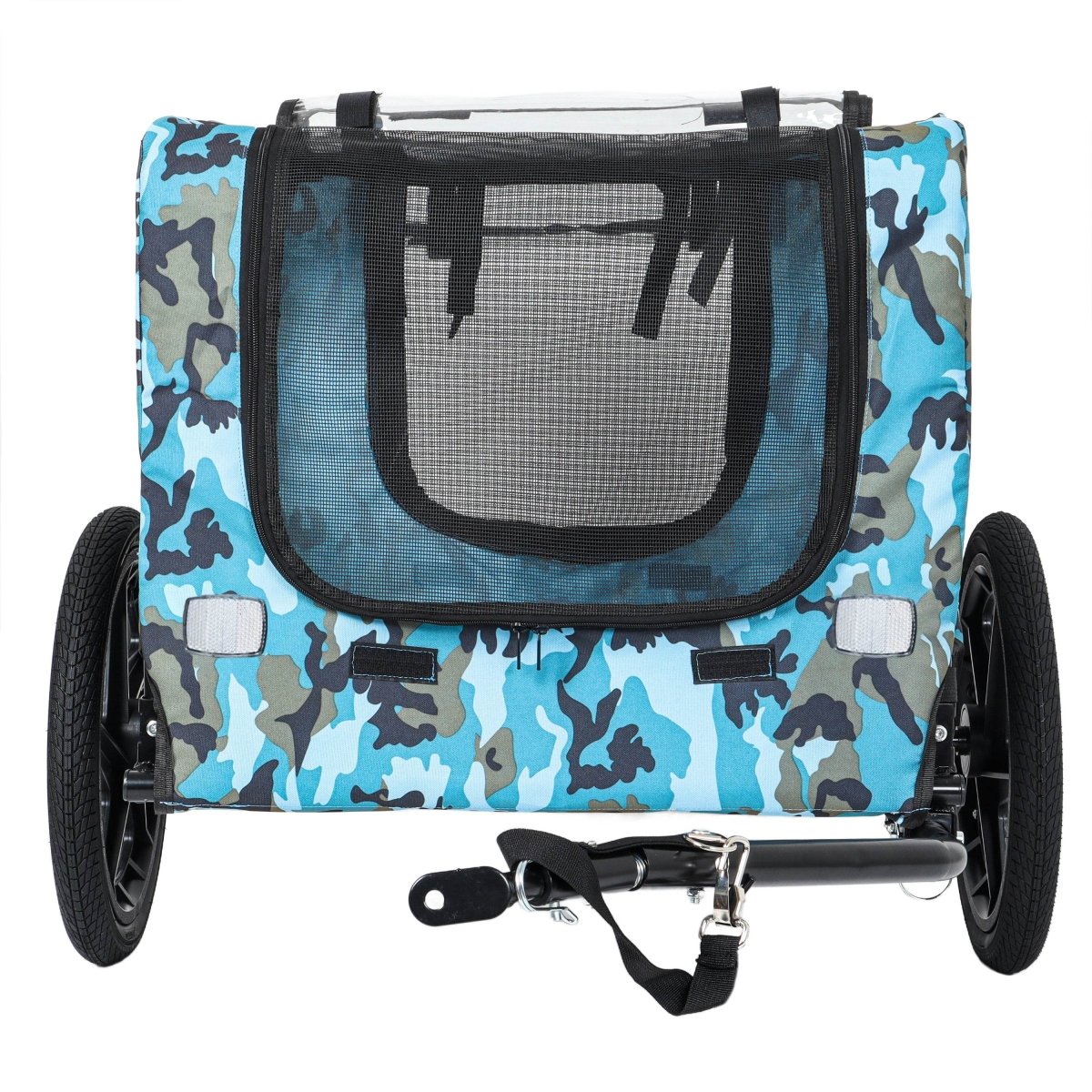 Outdoor Heavy Duty Collapsible Steel Pet Bike Trailer - Omega Lifestyles