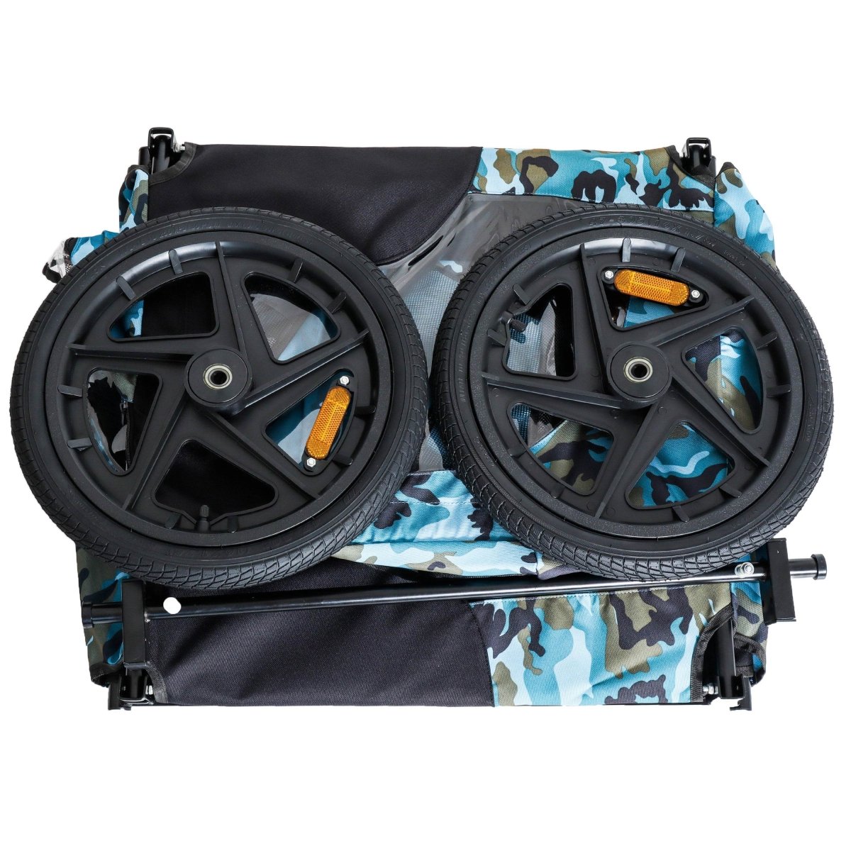 Outdoor Heavy Duty Collapsible Steel Pet Bike Trailer - Omega Lifestyles