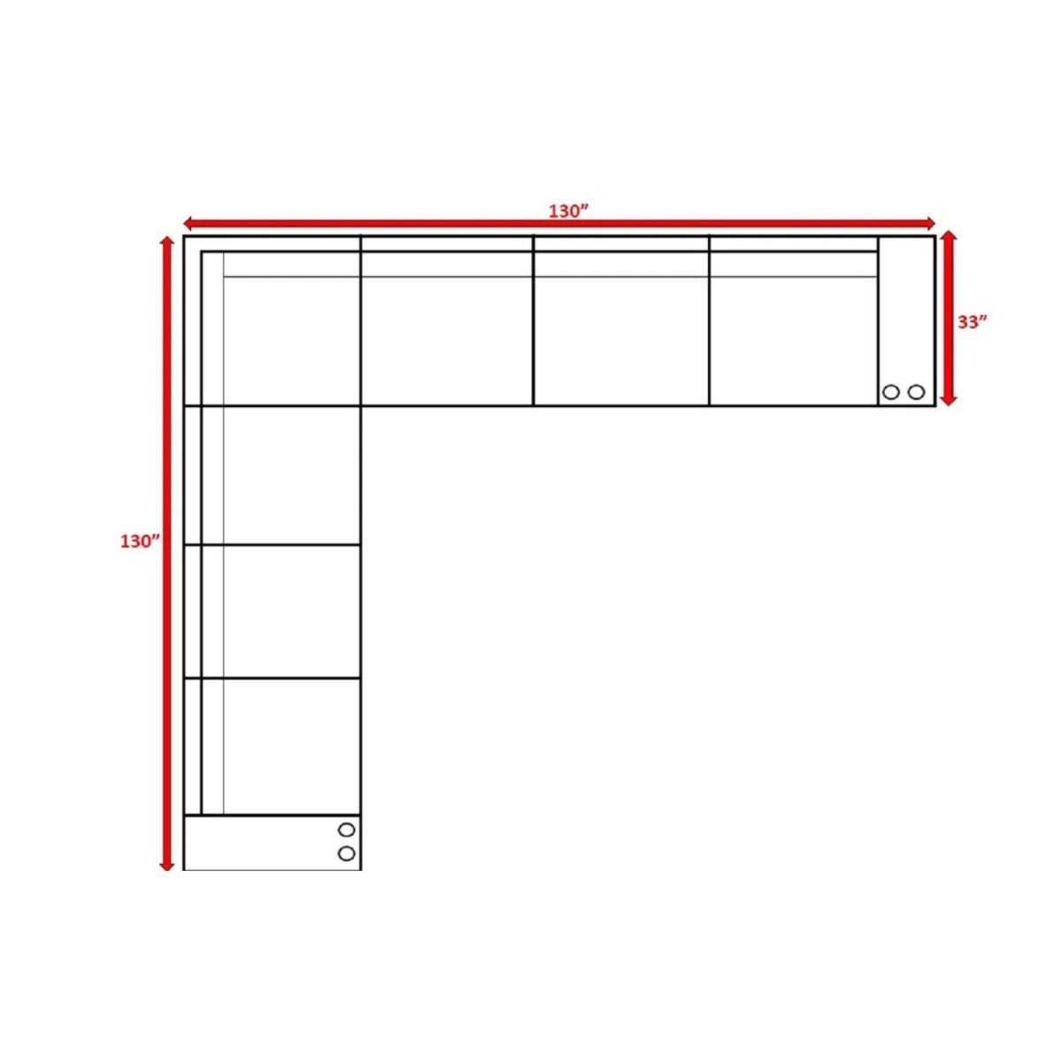 Outdoor Wicker 9 - Piece Modular Sectional Sofa Set - Serenova - Omega Lifestyles