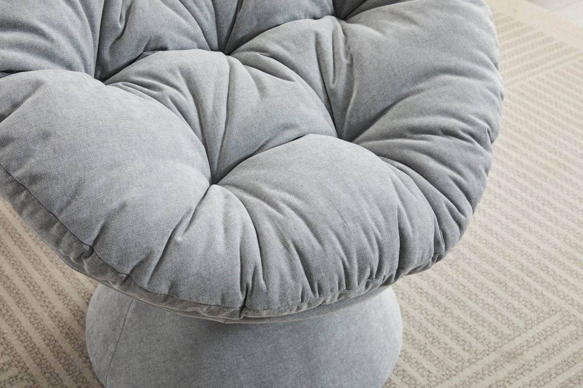 Oversized 360-Degree Swivel Chenille Accent Chair - Sleep Galleria