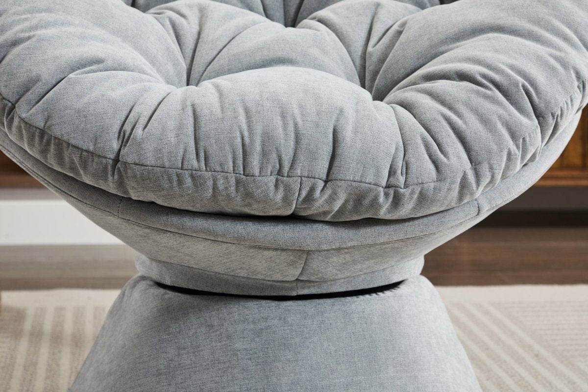 Oversized 360-Degree Swivel Chenille Accent Chair - Sleep Galleria