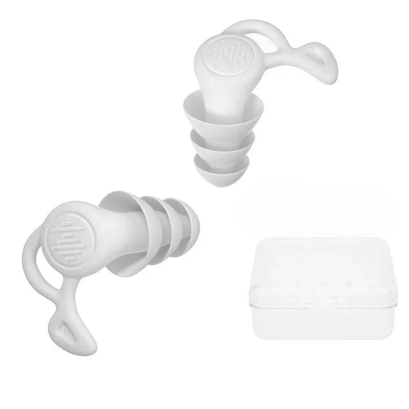 Pair Of 3-Layer Silicone Waterproof Earplugs For Sleeping - Sleep Galleria
