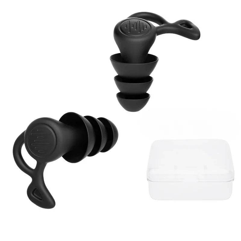 Pair Of 3-Layer Silicone Waterproof Earplugs For Sleeping - Sleep Galleria