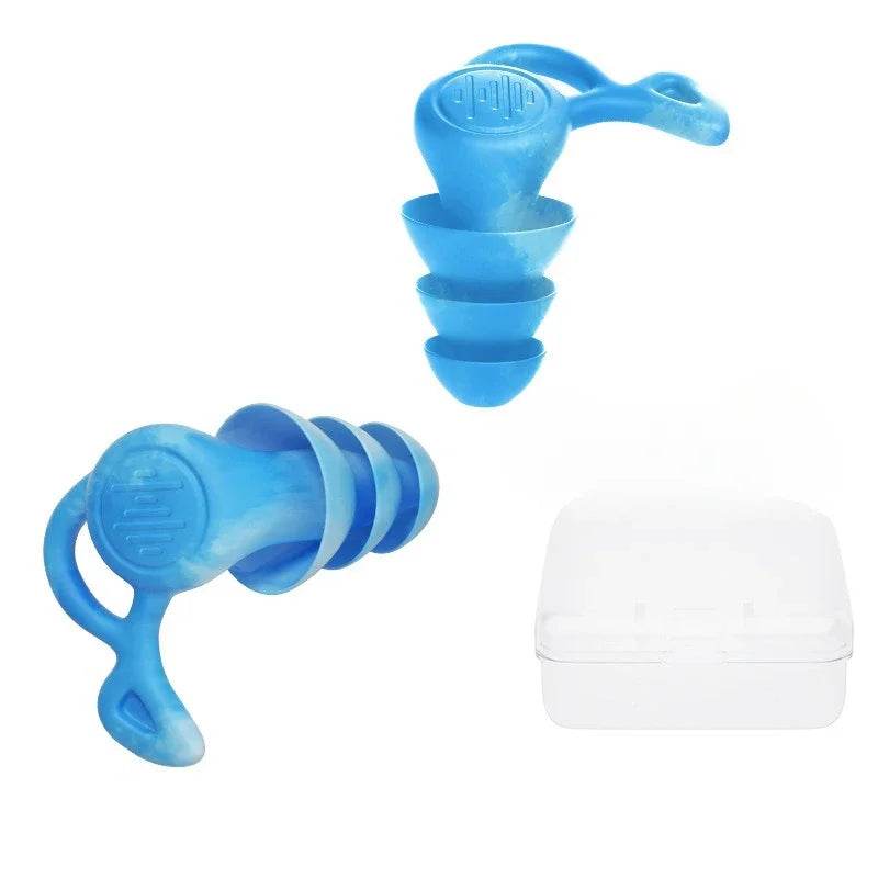 Pair Of 3-Layer Silicone Waterproof Earplugs For Sleeping - Sleep Galleria