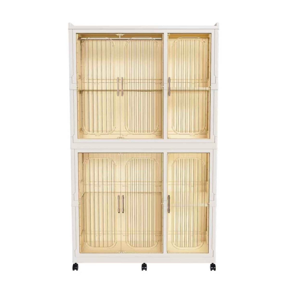 Portable Children’s Wardrobe Closet Storage Organizer With Casters - Sleep Galleria